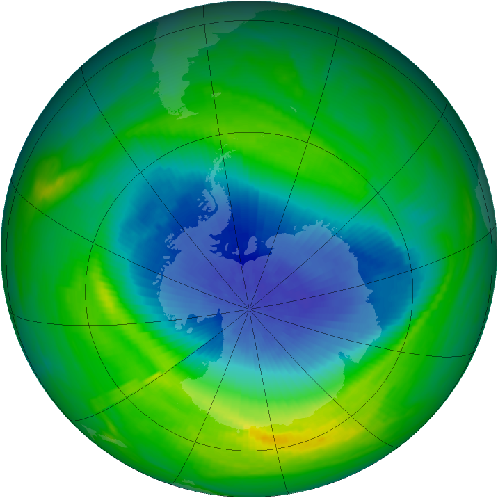 Ozone Map 1983-10-30